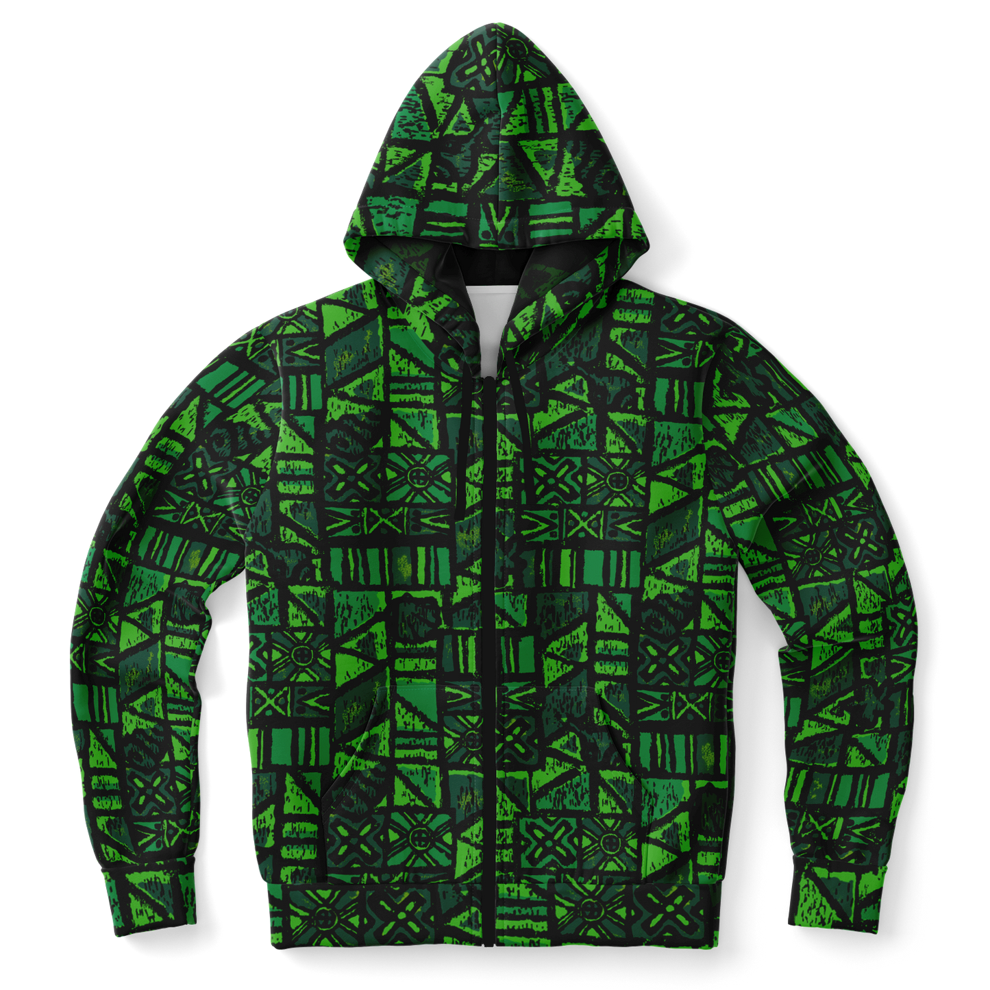 The Aloha Hoodie – OG Tapa: Fern Grotto