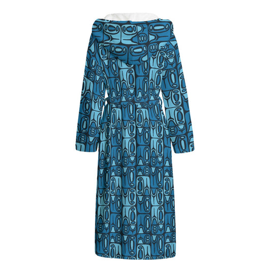 The Aloha Bathrobe – Circa70: Dark Blue + Light Blue