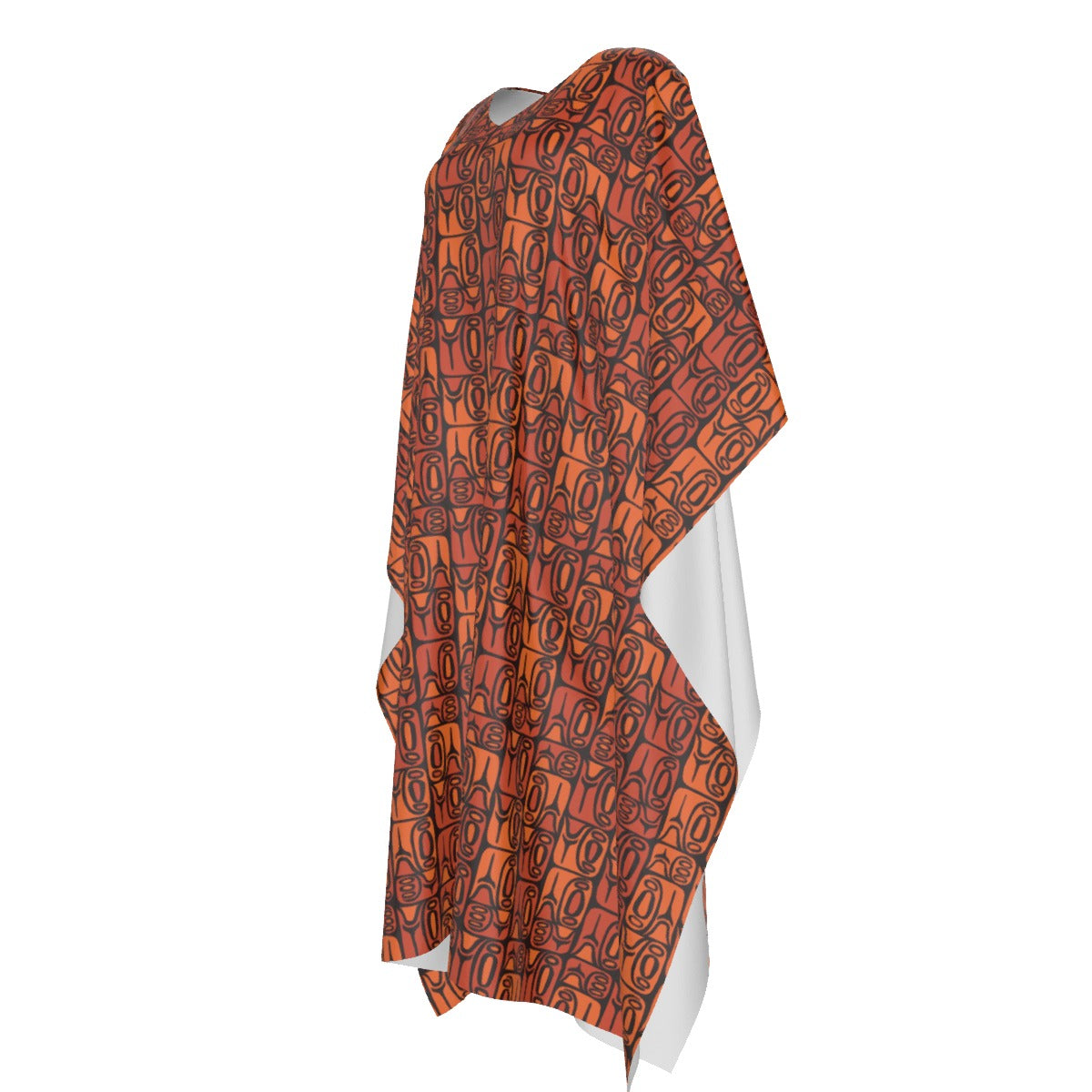 The Simple Caftan – Circa70: Dark Orange + Light Orange