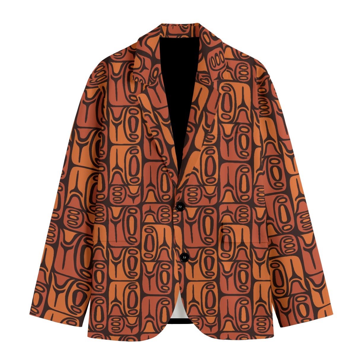 Shelter Island Blazer – Circa70: Dark Orange + Light Orange