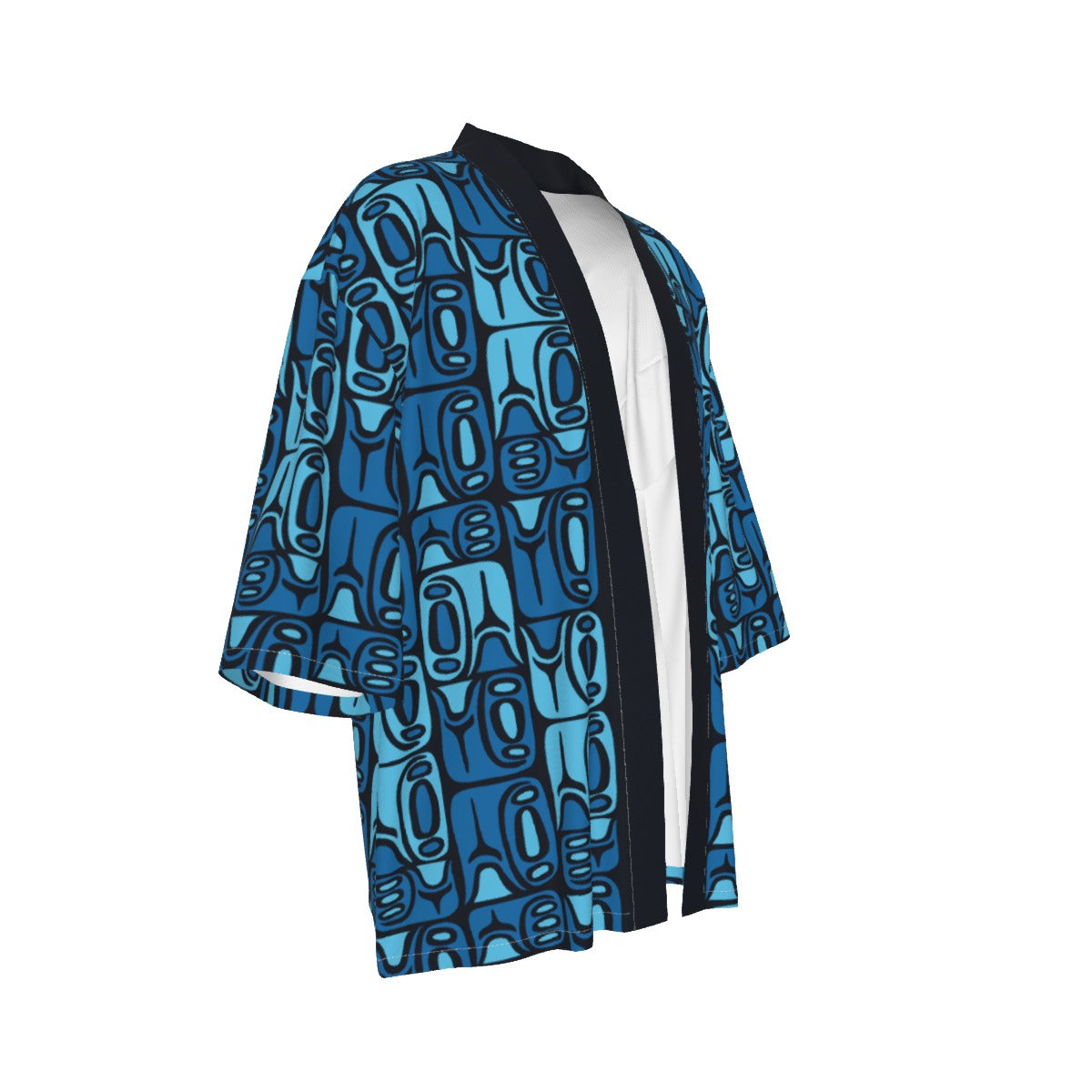 The Cabana Kimono – Circa70: Dark Blue + Light Blue