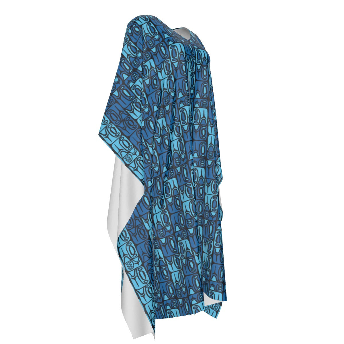 The Simple Caftan – Circa70: Dark Blue + Light Blue