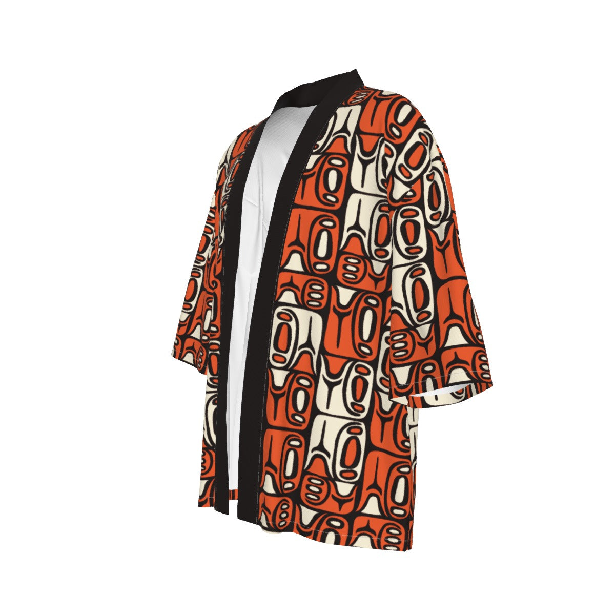 The Cabana Kimono – Circa70: Orange + White