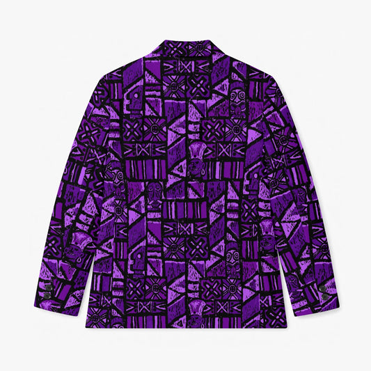 Aloha Blazer-Shelter Island Tapa: Purple