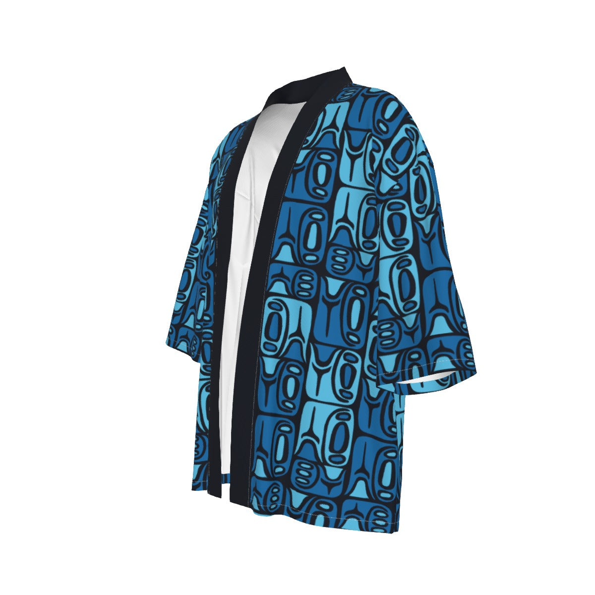 The Cabana Kimono – Circa70: Dark Blue + Light Blue
