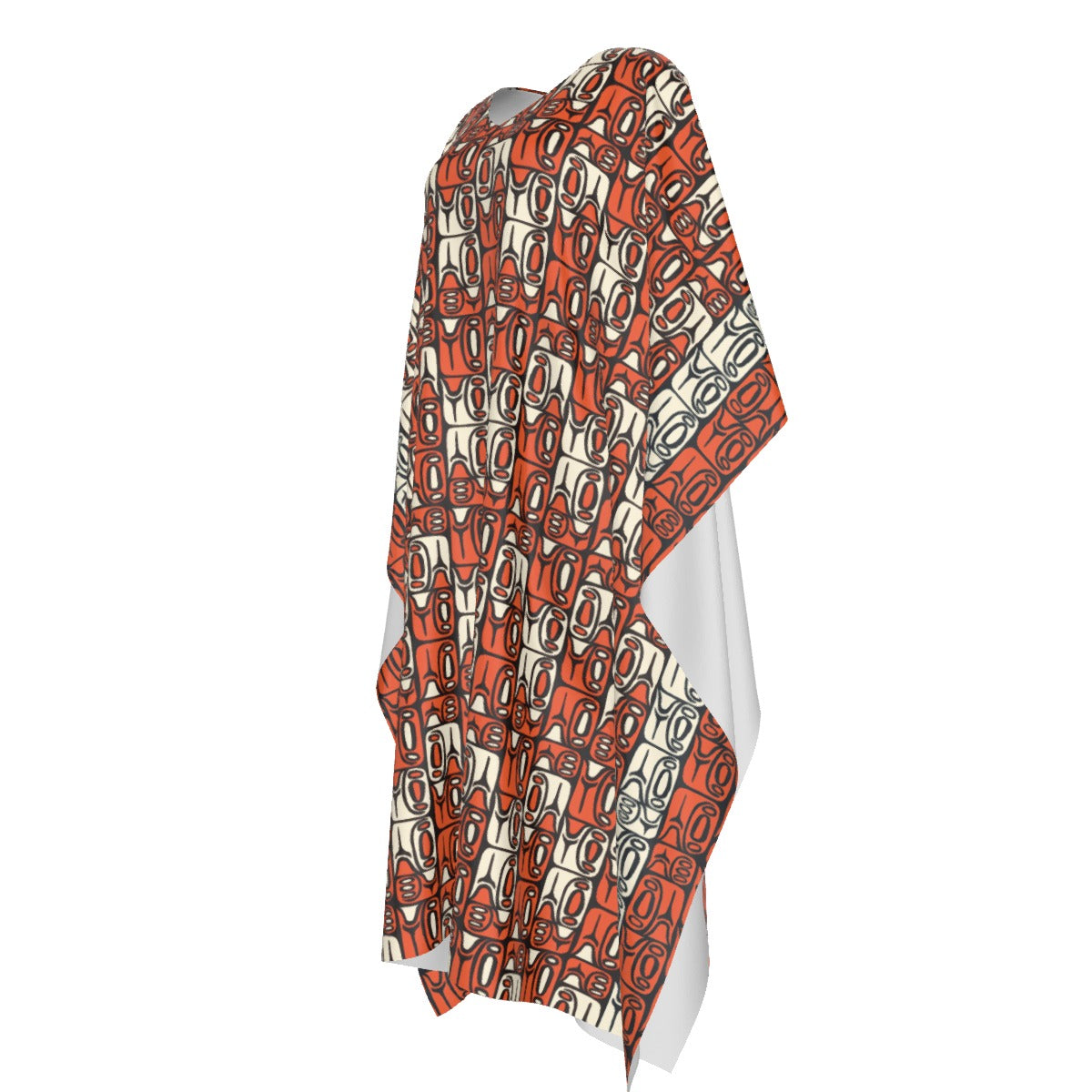 The Simple Caftan – Circa70: Orange + White