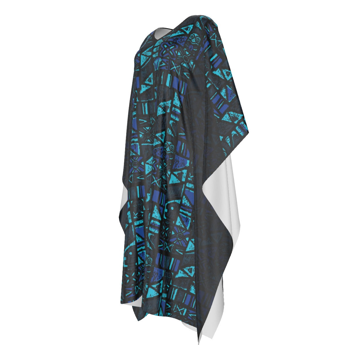 The Simple Caftan – Shelter Island Tapa: Midnight Lagoon