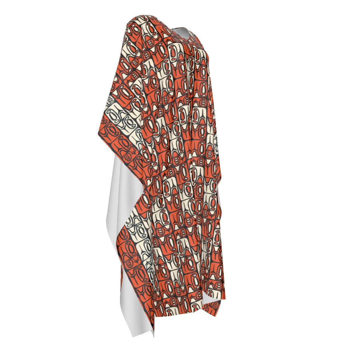 The Simple Caftan – Circa70: Orange + White