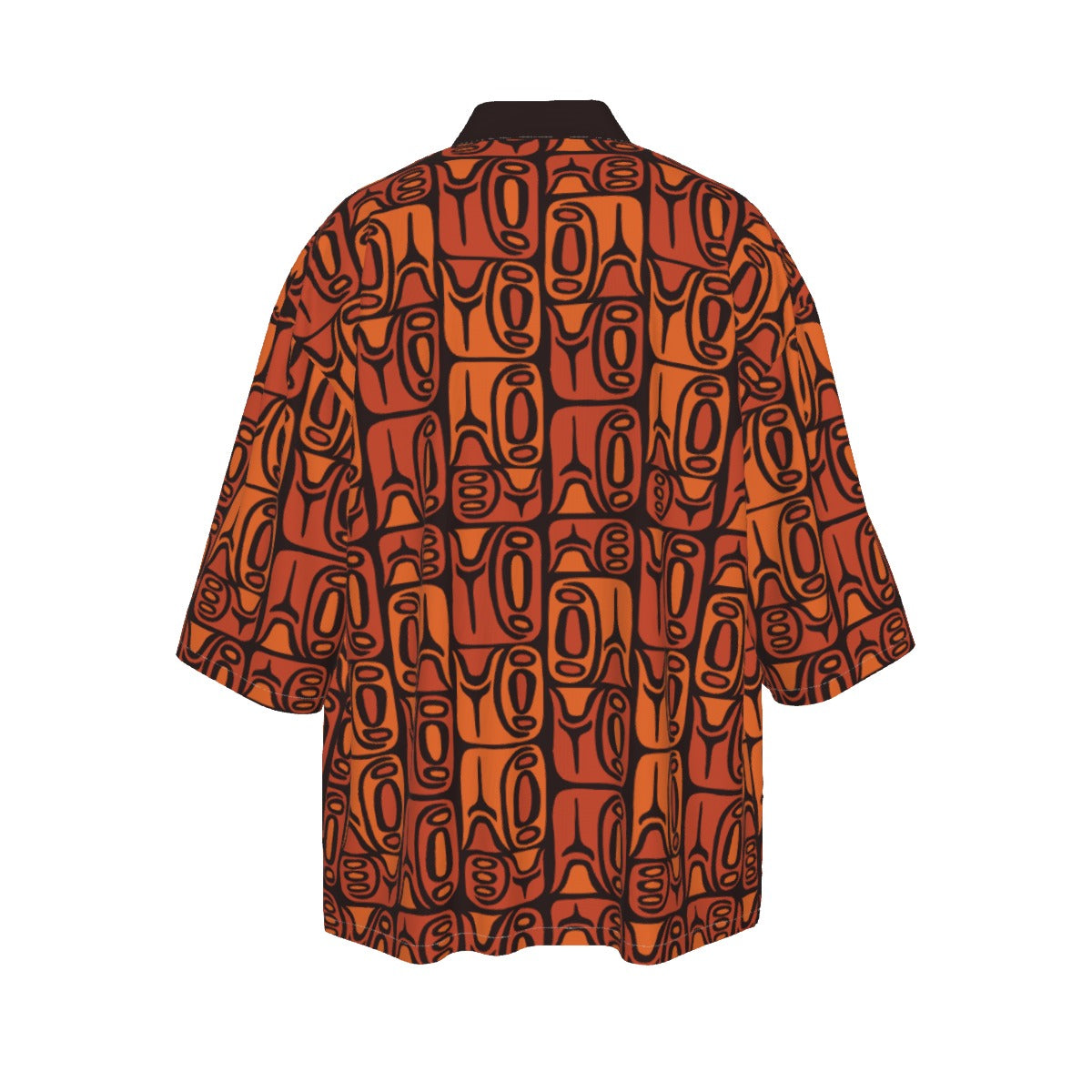 The Cabana Kimono – Circa70: Dark Orange + Light Orange
