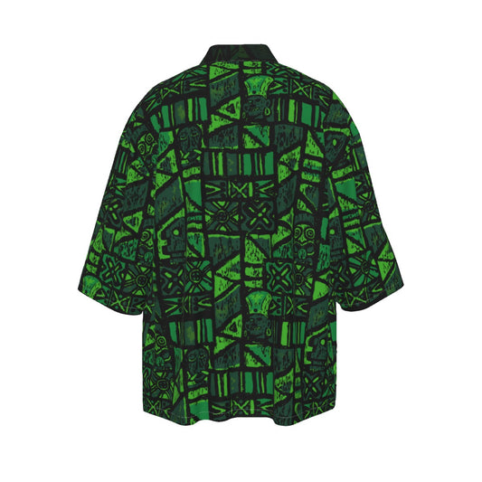 The Cabana Kimono – Shelter Island Tapa: Fern Grotto