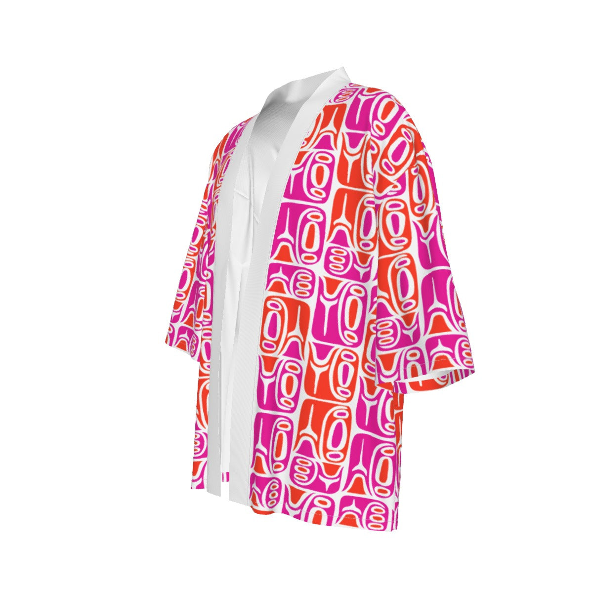 The Cabana Kimono – Circa70: Pink + Orange + White