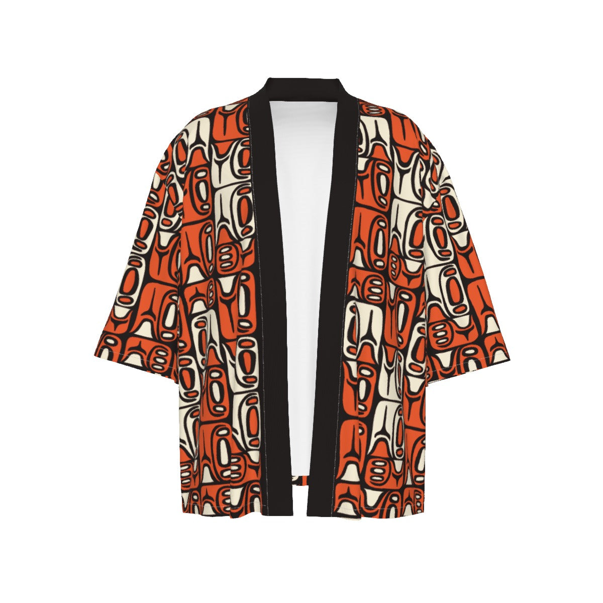 The Cabana Kimono – Circa70: Orange + White