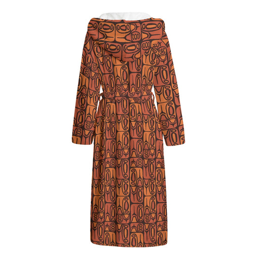 The Aloha Bathrobe – Circa70: Dark Orange + Light Orange