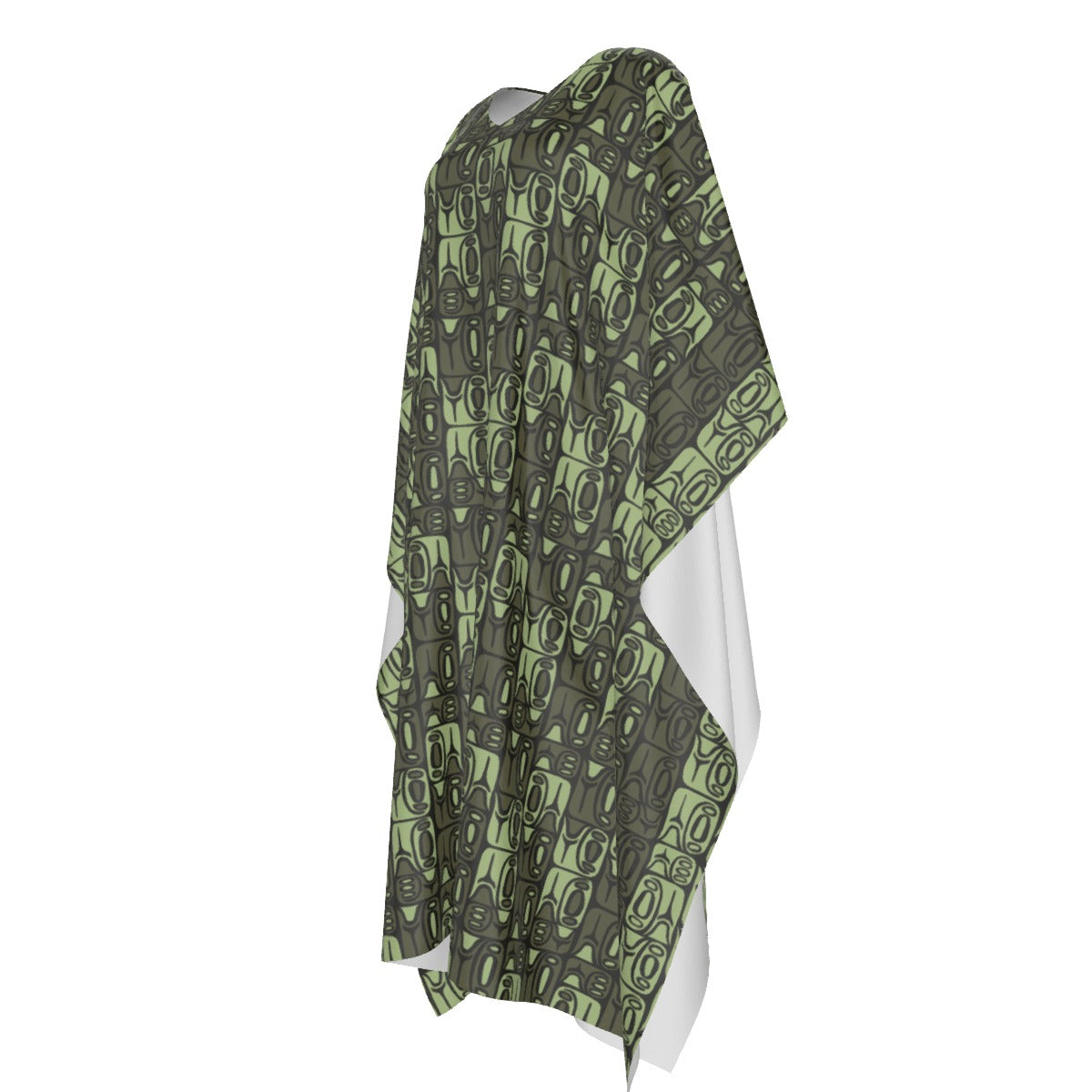The Simple Caftan – Circa70: Dark Green + Light Green