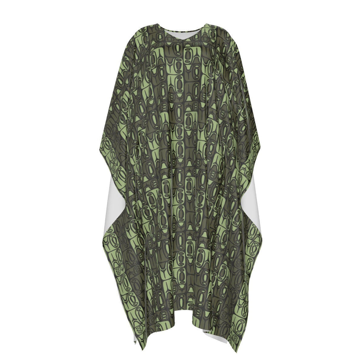 The Simple Caftan – Circa70: Dark Green + Light Green