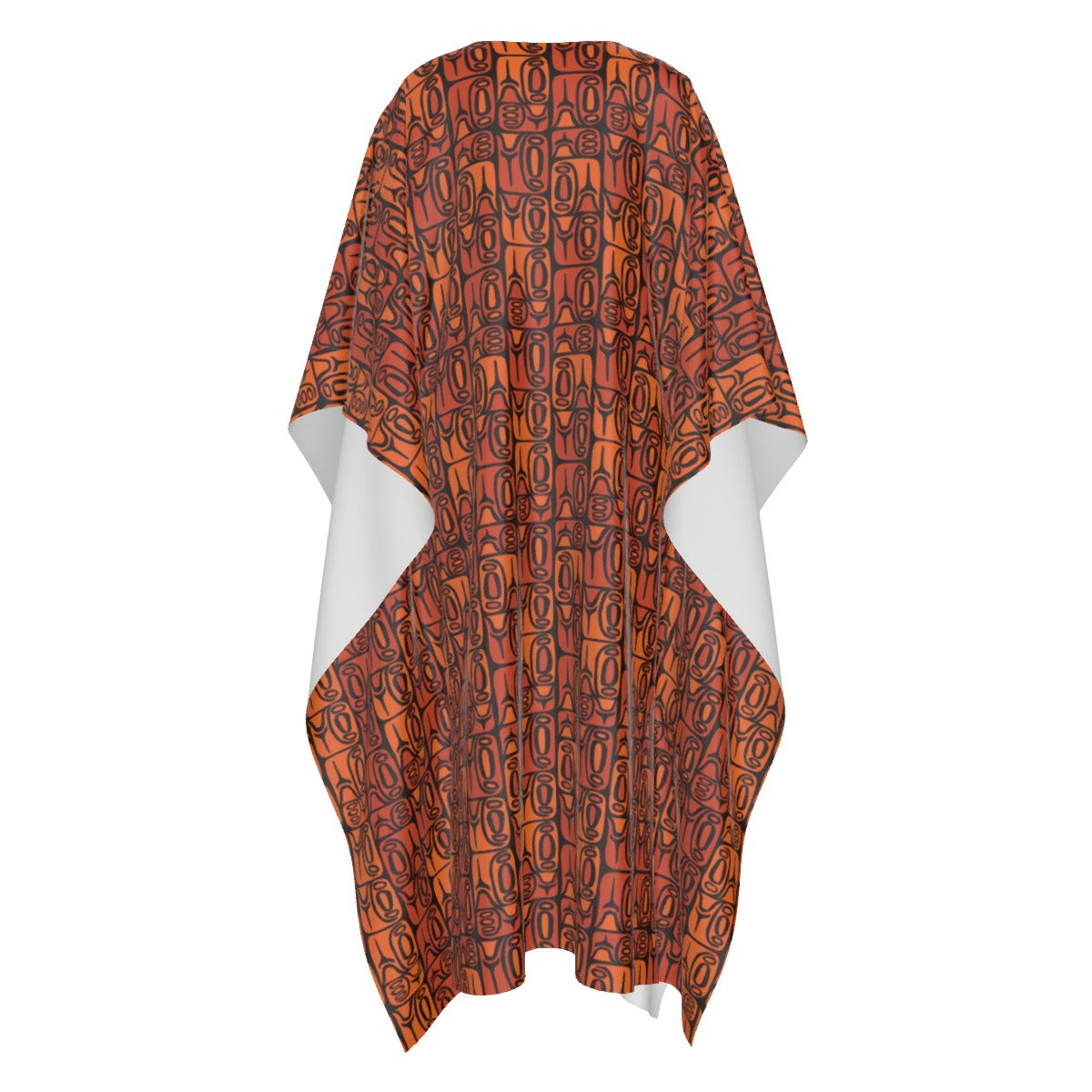 The Simple Caftan – Circa70: Dark Orange + Light Orange