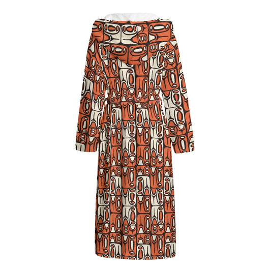 The Aloha Bathrobe – Circa70: Orange + White