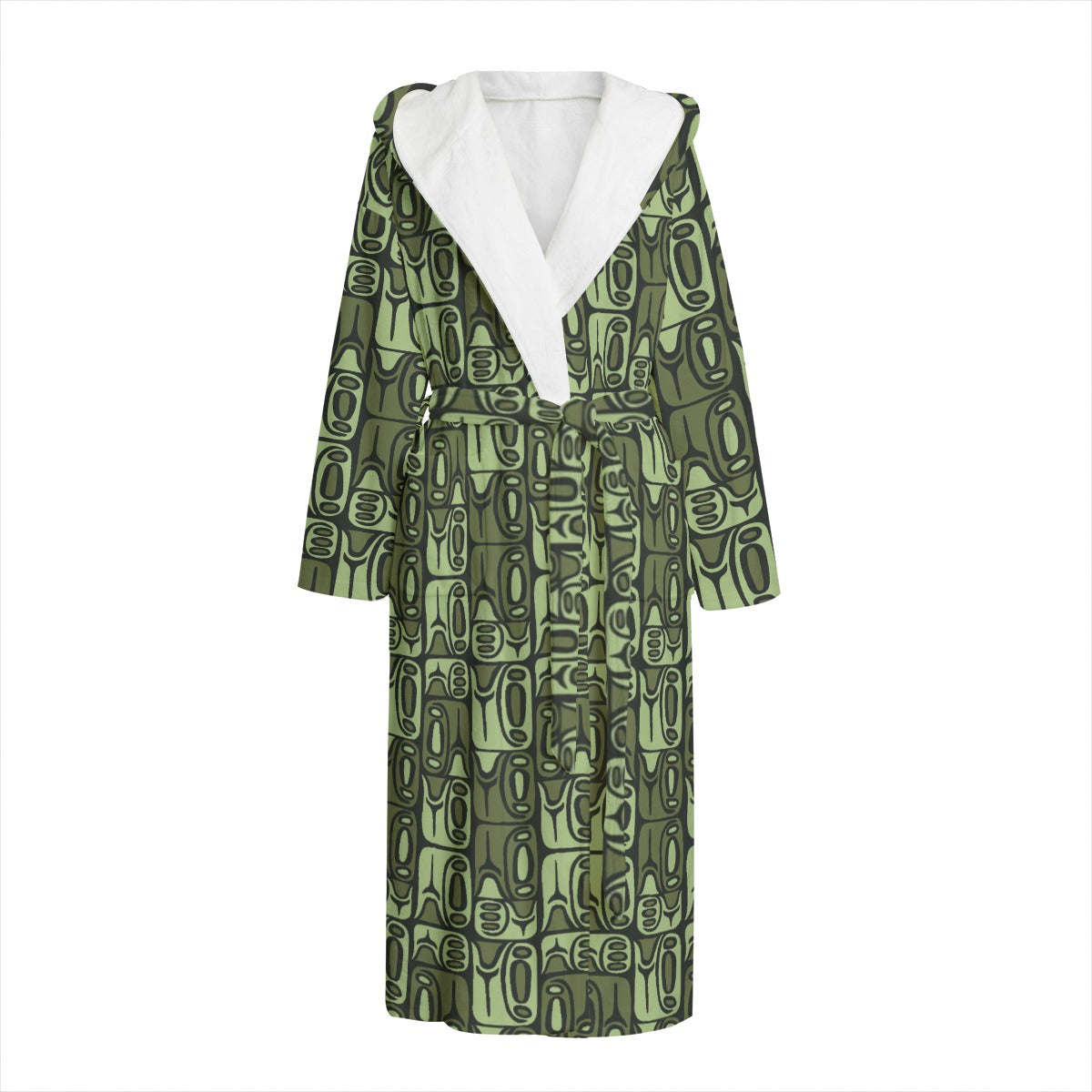The Aloha Bathrobe – Circa70: Dark Green + Light Green