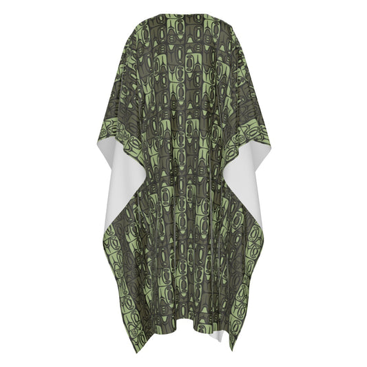The Simple Caftan – Circa70: Dark Green + Light Green