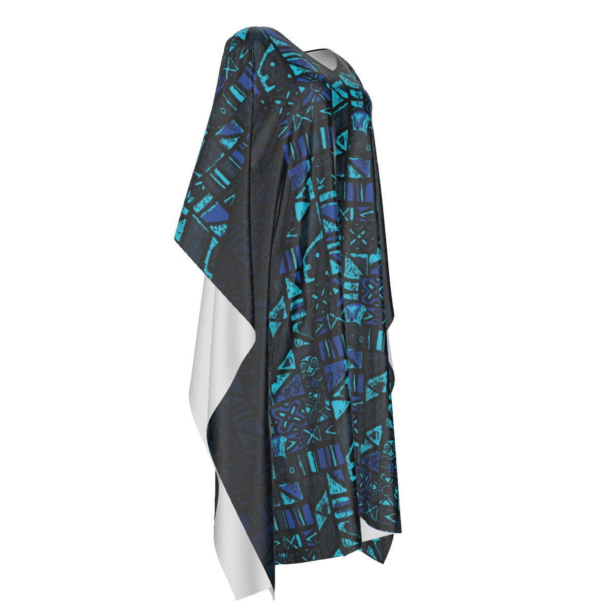 The Simple Caftan – Shelter Island Tapa: Midnight Lagoon