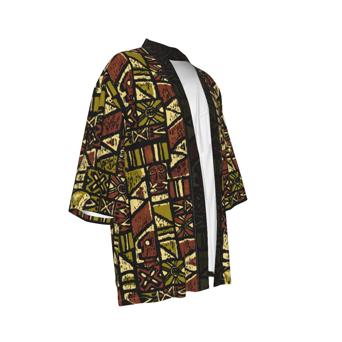 The Cabana Kimono – Shelter Island Tapa: Jungle Trail