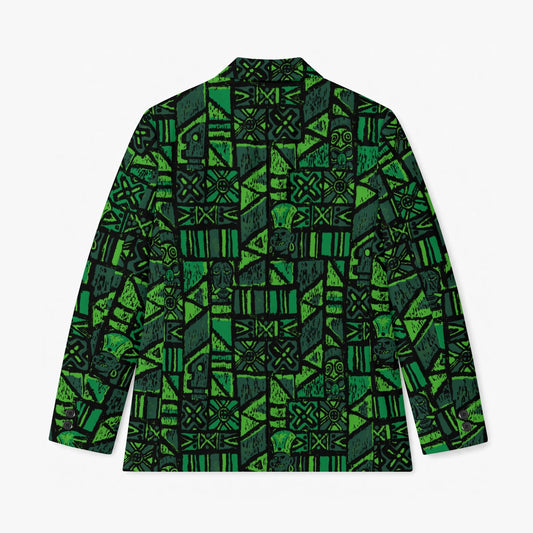 Aloha Blazer-Shelter Island Tapa: Green