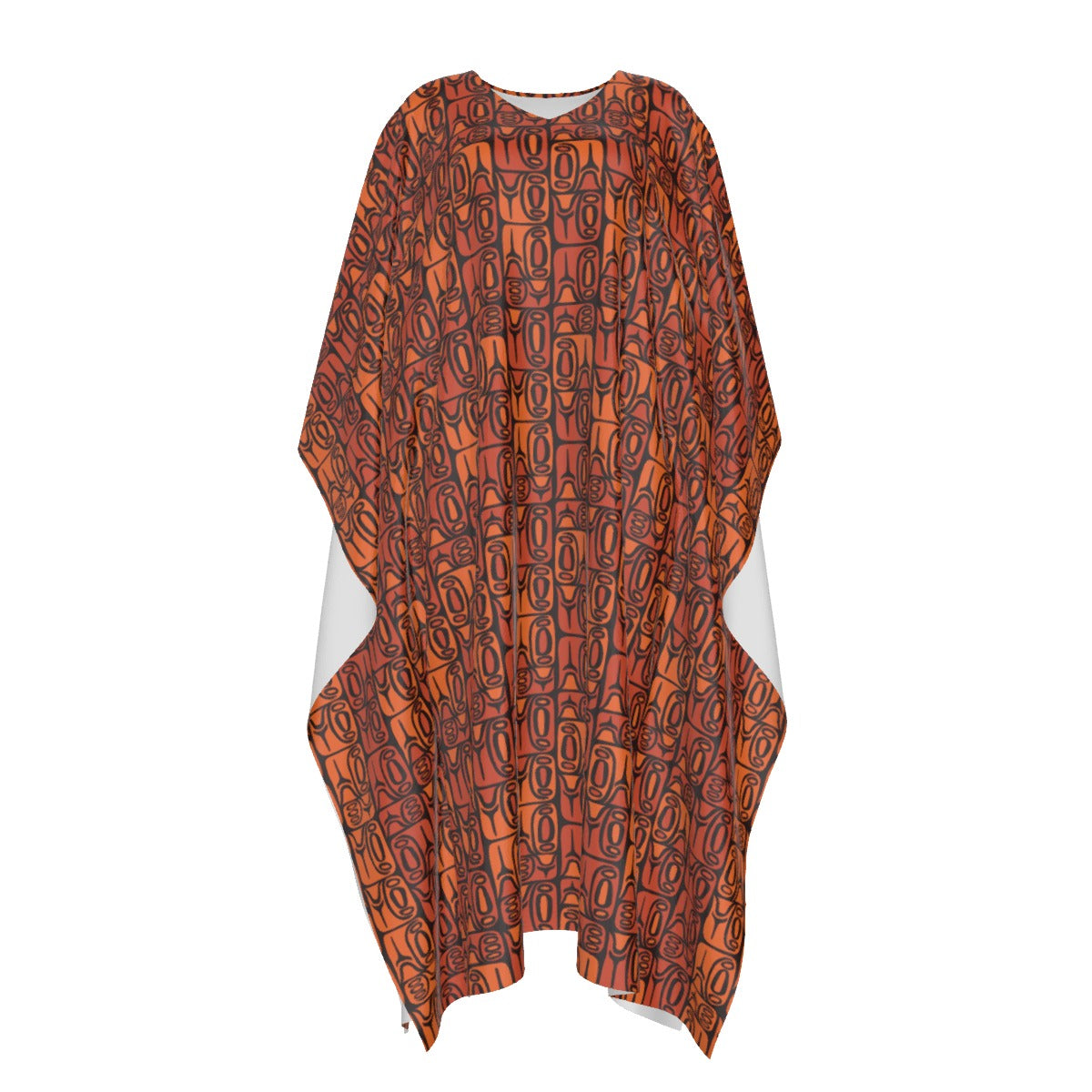 The Simple Caftan – Circa70: Dark Orange + Light Orange