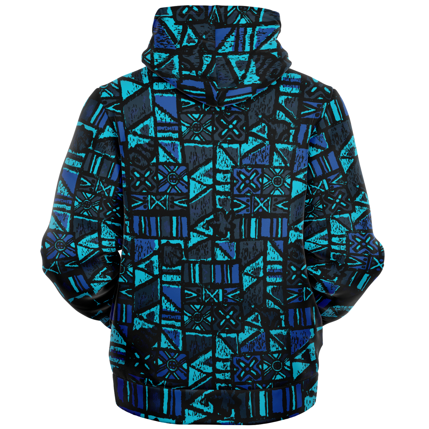 The Aloha Sherpa-Lined Hoodie – OG Tapa: Midnight Lagoon
