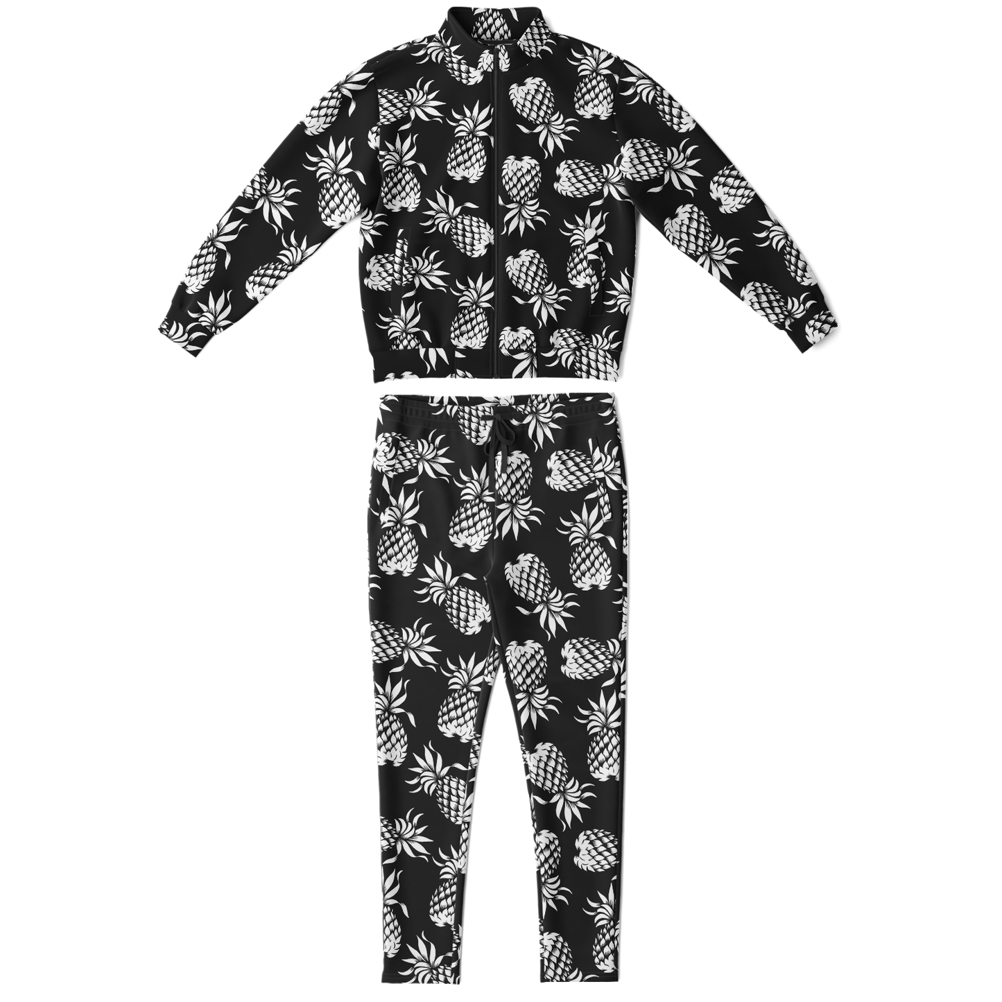 The Aloha Tracksuit – Pineapples of Eternity: Black+White