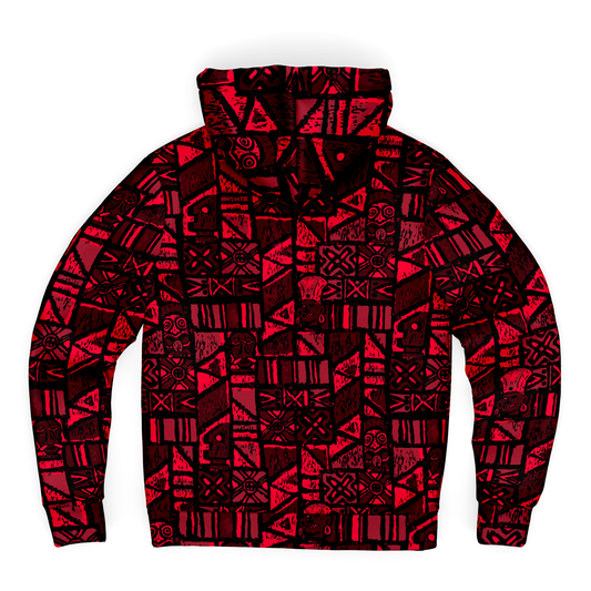 The Aloha Sherpa-Lined Hoodie – Shelter Island Tapa: Lava Flow