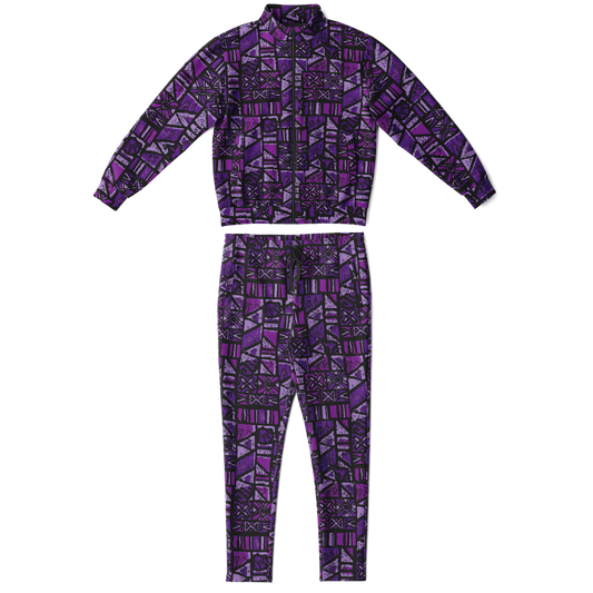 The Aloha Tracksuit – Isles of Sandwich Collection – Isle Tapa – Passion Flower