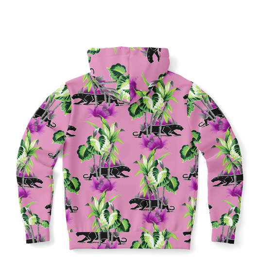 The Aloha Hoodie – Jungle Cat: Pink+Black