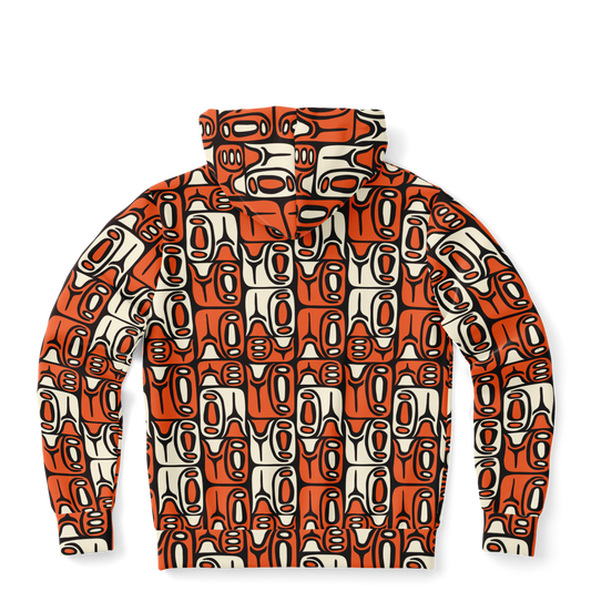 The Aloha Hoodie – Circa70: Orange+White