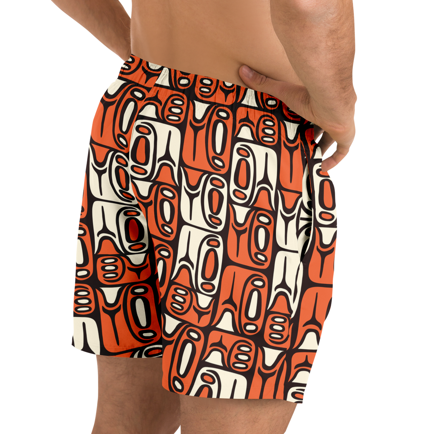 Swim Trunks – Circa70: Orange+White