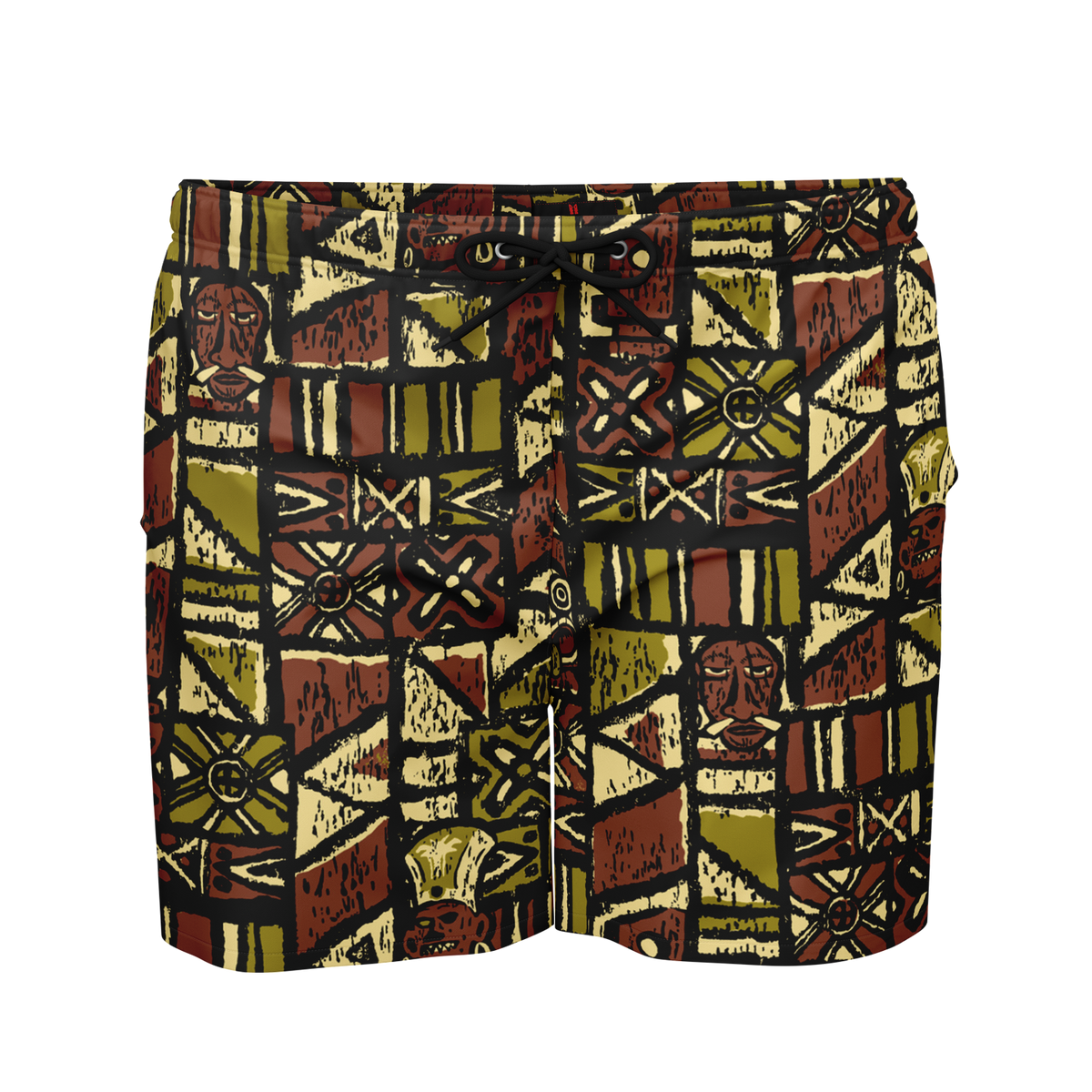 Swim Trunks – PLUS SIZE – Shelter Island Tapa: Jungle Trail