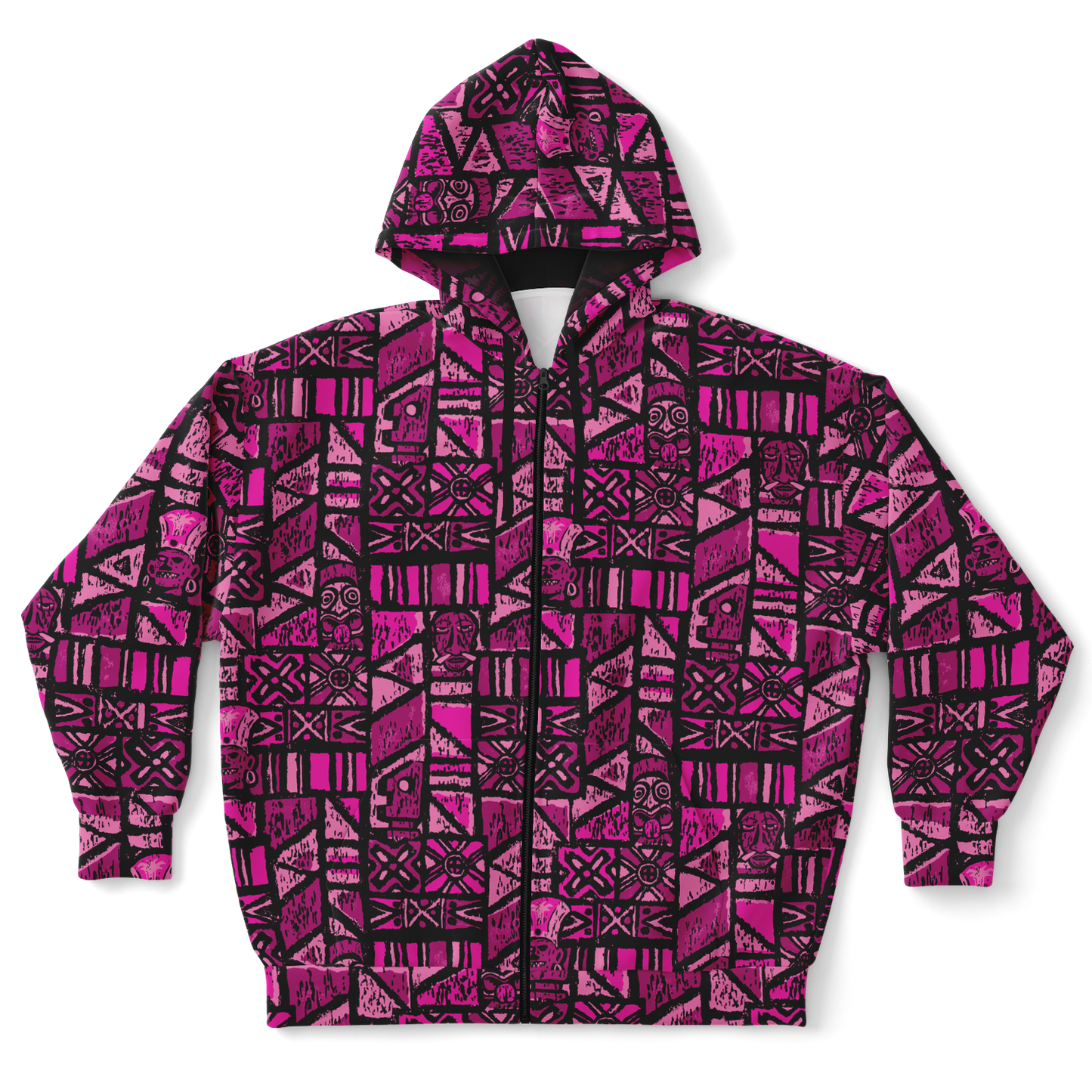 The Aloha Hoodie - PLUS-SIZE – Shelter Island Tapa: Dragon Fruit