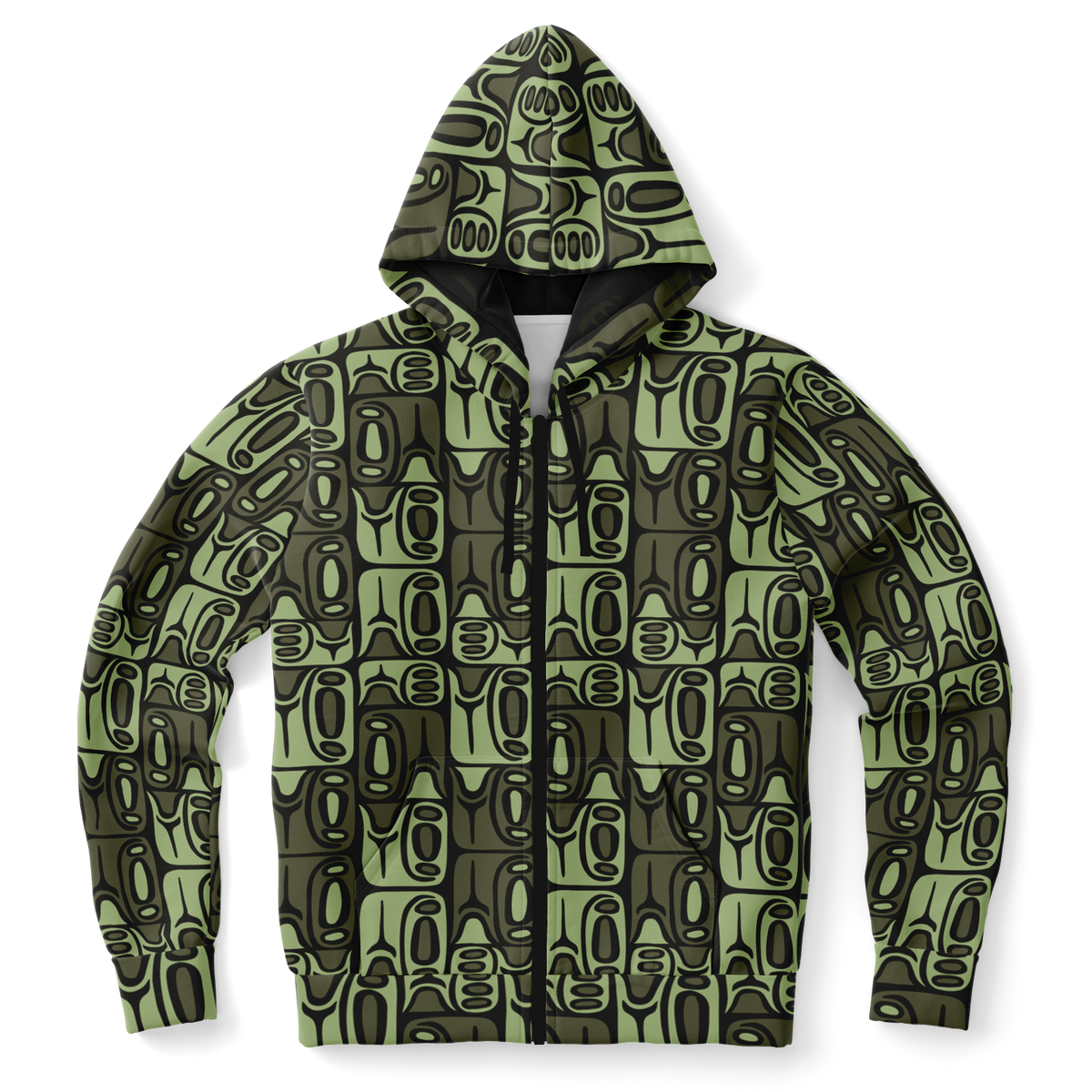 The Aloha Hoodie – Circa70: DkGreen+LtGreen