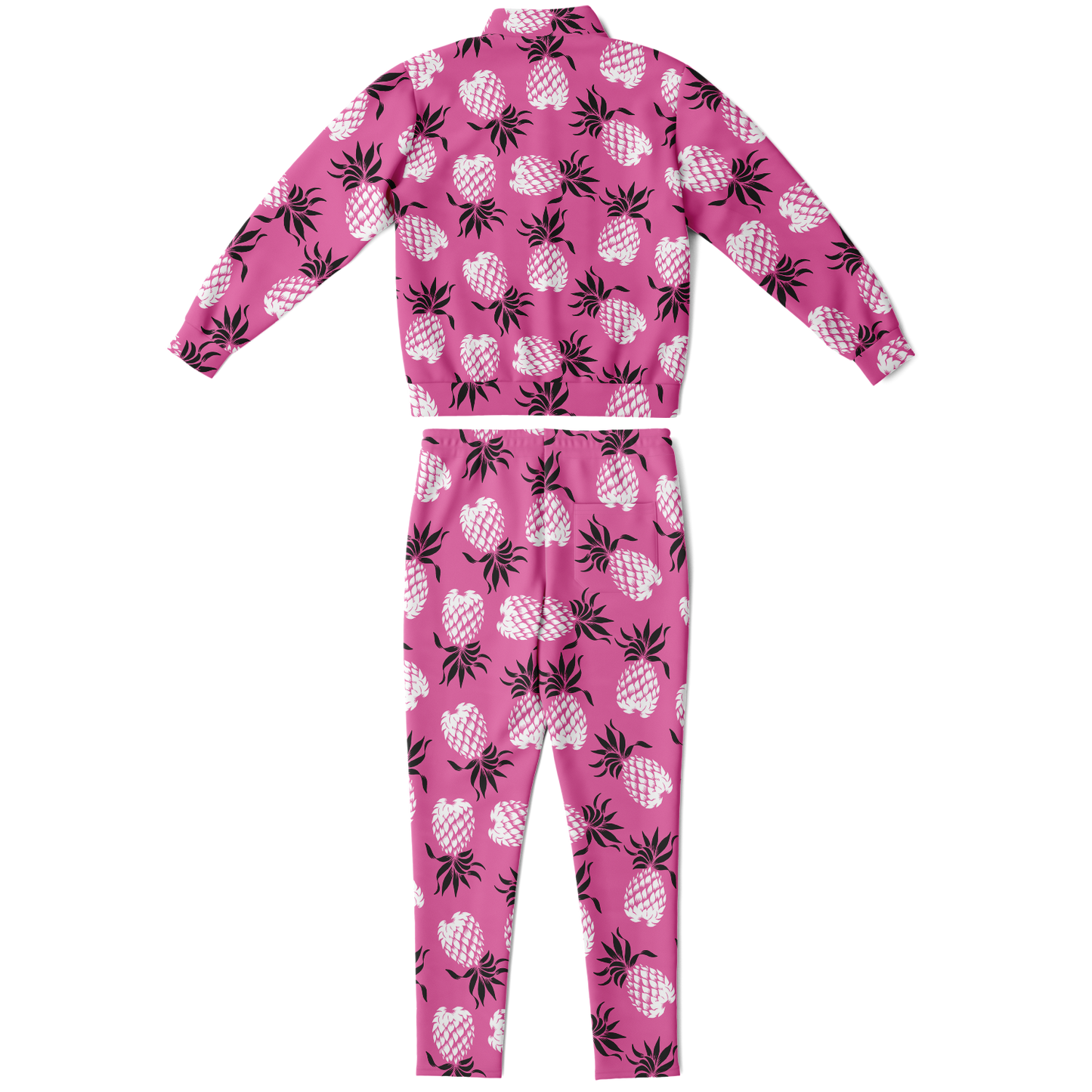 The Aloha Tracksuit – Pineapples of Eternity: Pink+Black+White