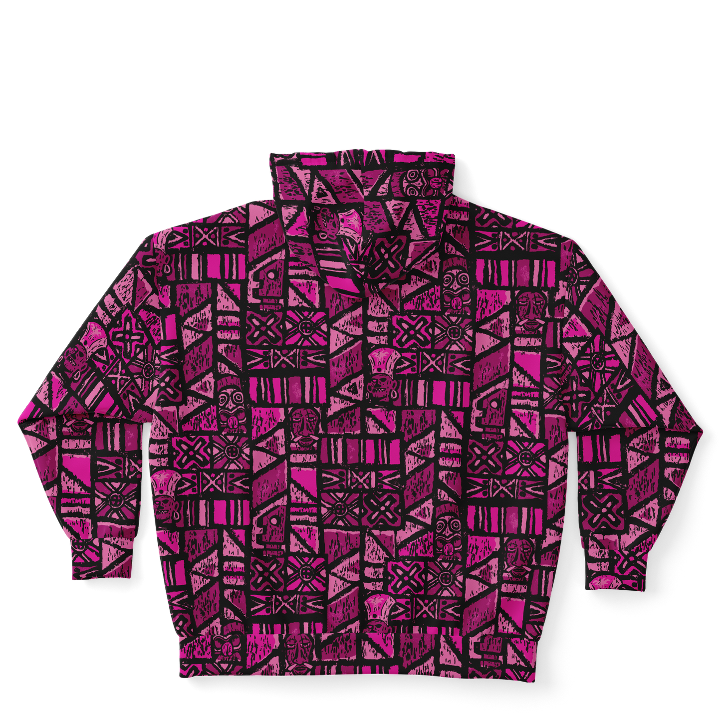 The Aloha Hoodie - PLUS-SIZE – Shelter Island Tapa: Dragon Fruit