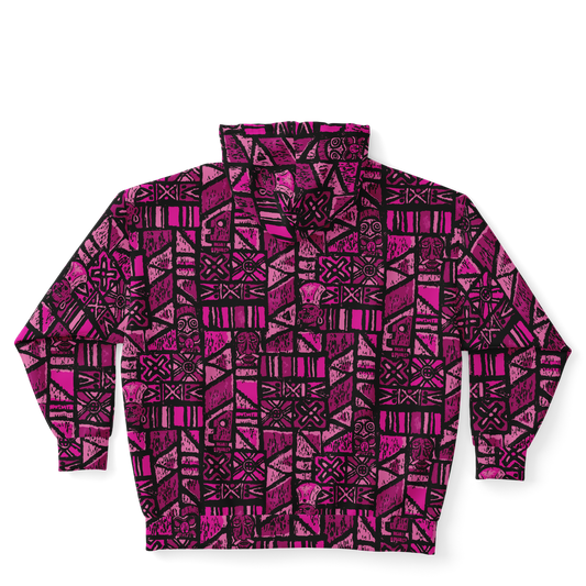 The Aloha Hoodie - PLUS-SIZE – Shelter Island Tapa: Dragon Fruit