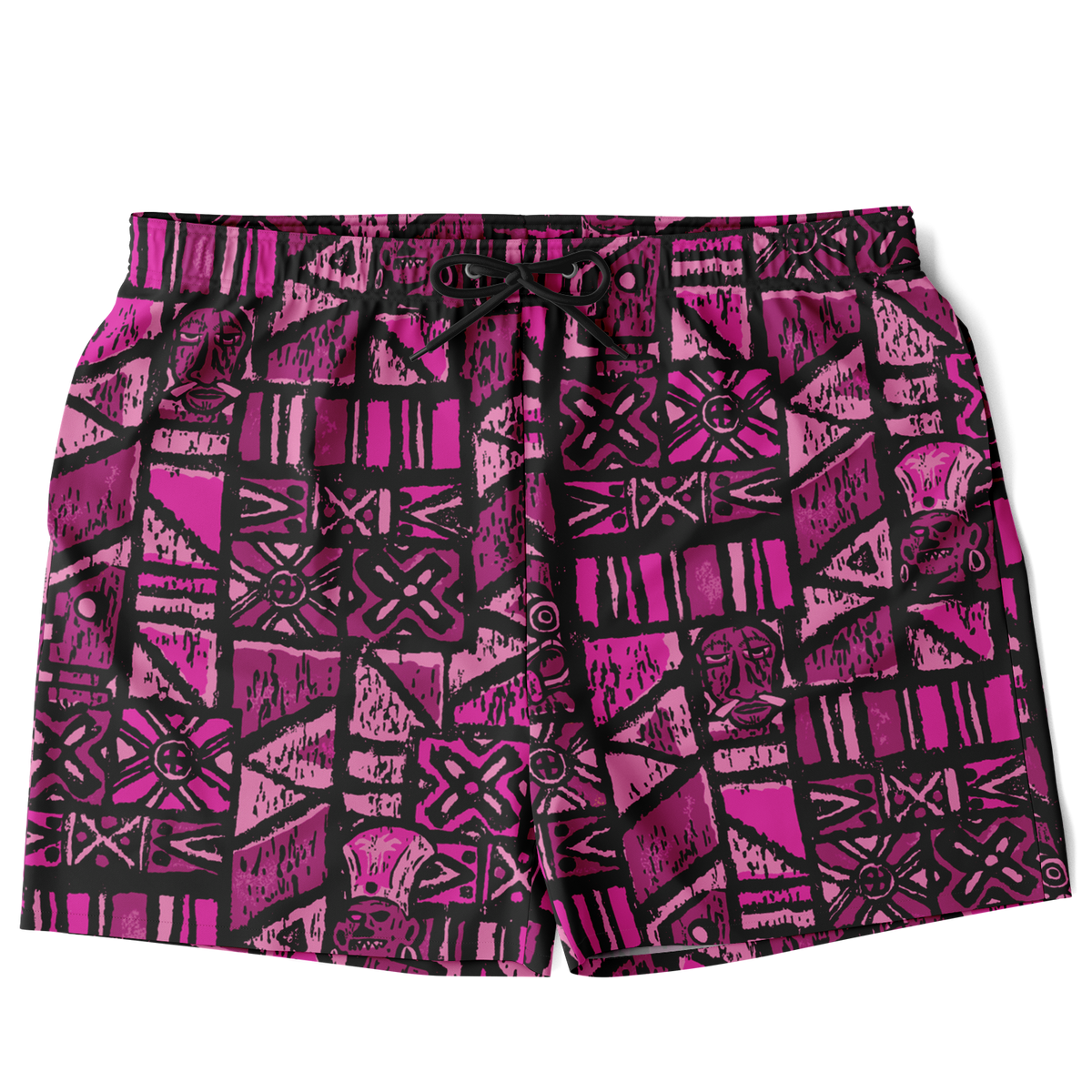 Swim Trunks – PLUS SIZE – Shelter Island Tapa: Dragon Fruit