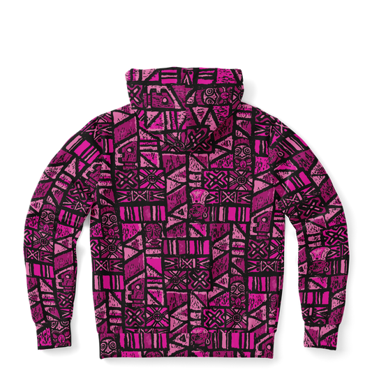 The Aloha Hoodie – Shelter Island Tapa: Dragon Fruit