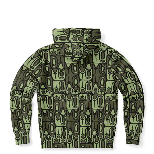 The Aloha Hoodie – Circa70: DkGreen+LtGreen