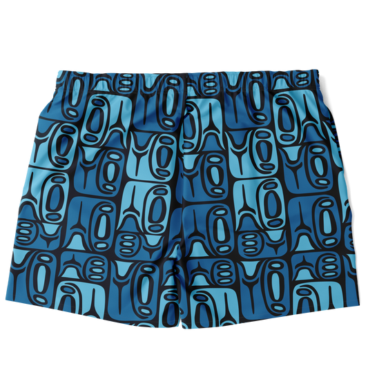Swim Trunks – PLUS SIZE – Circa70: Dark Blue+Light Blue