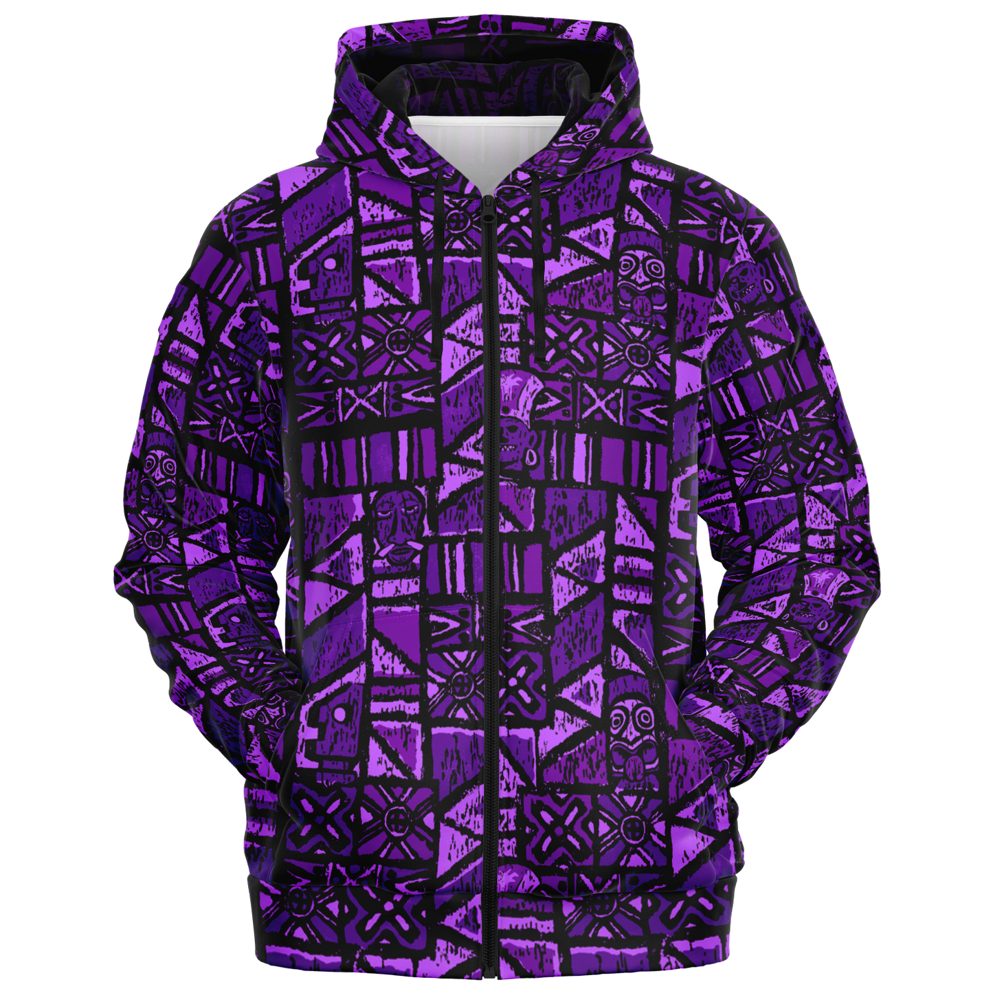 The Aloha Hoodie – Shelter Island Tapa: Passion Flower