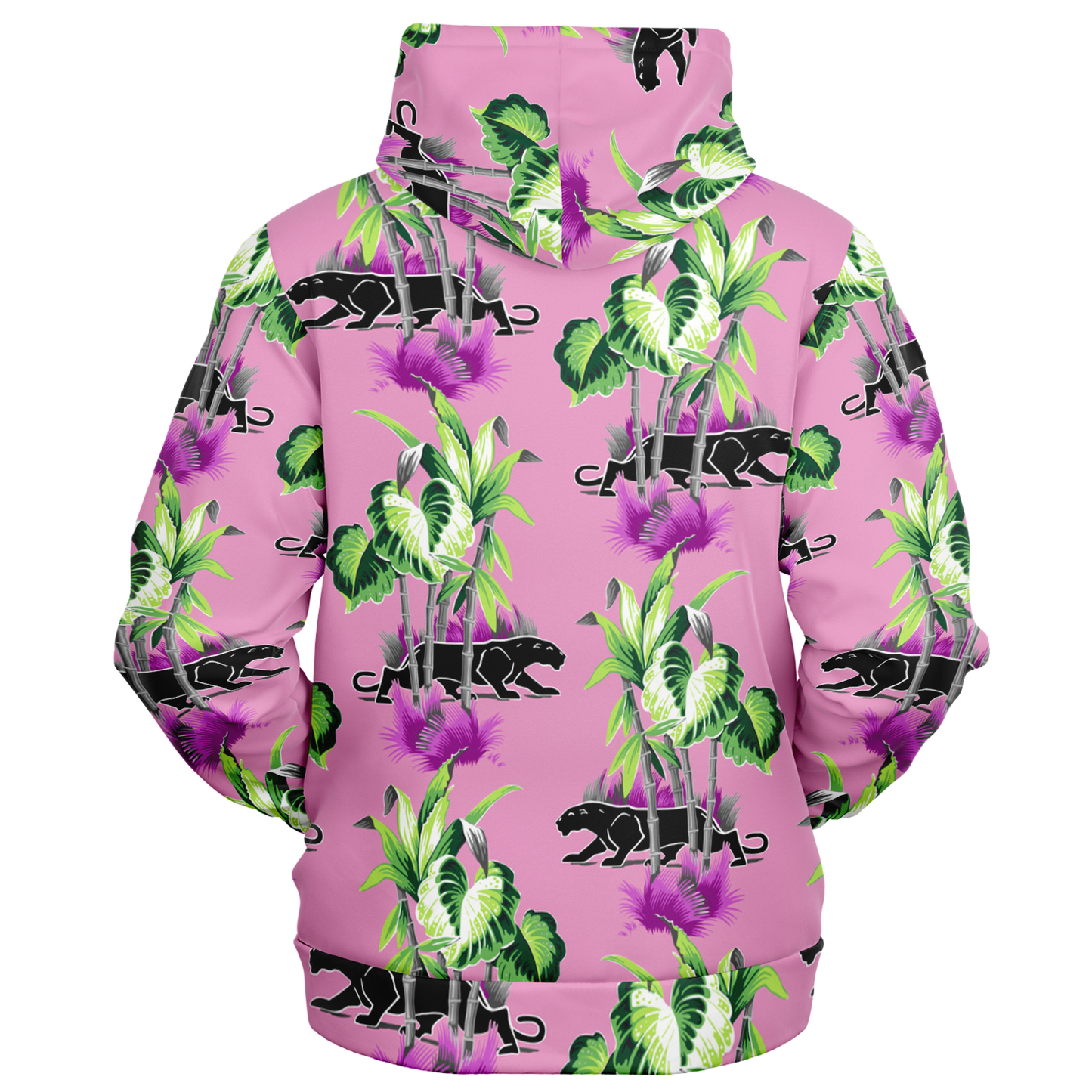 The Aloha Hoodie – Jungle Cat: Pink+Black