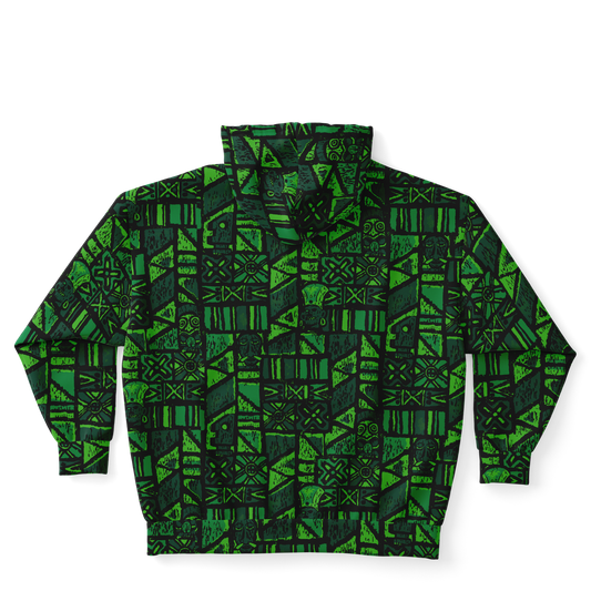 The Aloha Hoodie - PLUS-SIZE – Shelter Island Tapa: Fern Grotto
