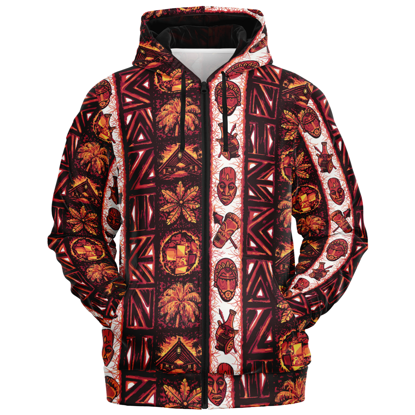 The Aloha Hoodie – Caliente: Red