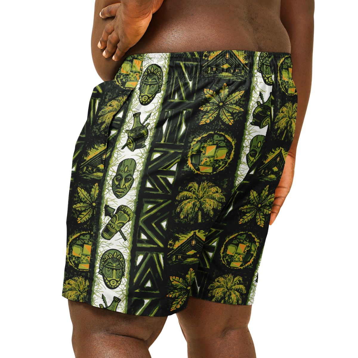 Swim Trunks – PLUS SIZE– Caliente: Green