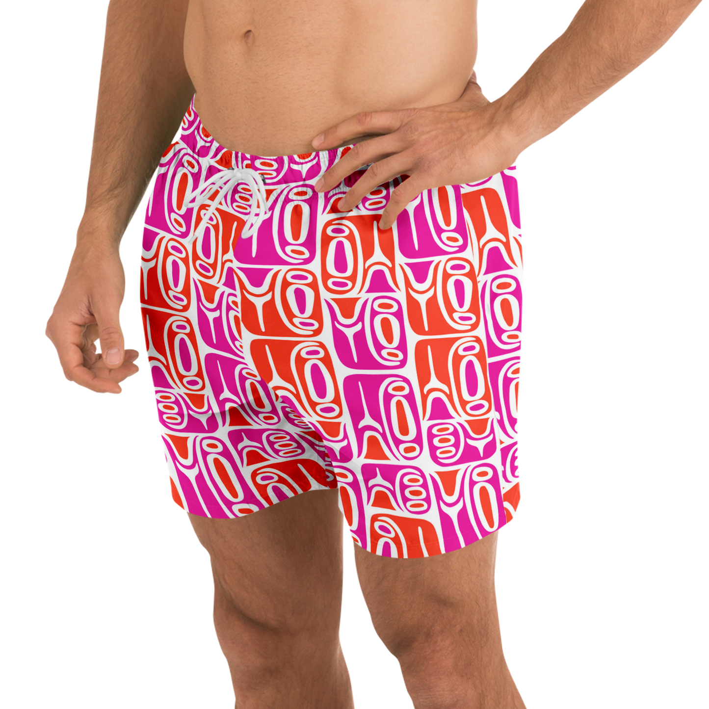 Swim Trunks – Circa70: Pink+Orange+White